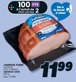IGA LAFLEUR P'TIT CAPRICE SMOKED HAM offer