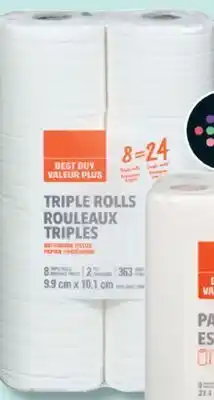 IGA VALEUR PLUS PAPER TOWELS OR BATHROOM TISSUE offer