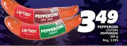 IGA LESTERS PEPPERONI offer