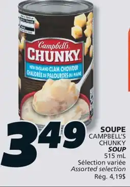 IGA CAMPBELL'S CHUNKY SOUP offer