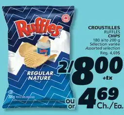 IGA RUFFLES CHIPS offer