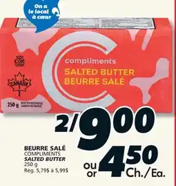 IGA COMPLIMENTS SALTED BUTTER offer