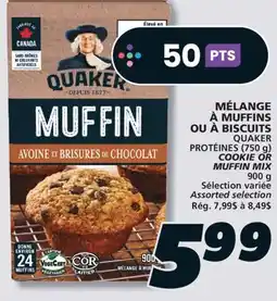 IGA QUAKER MUFFIN MIX offer