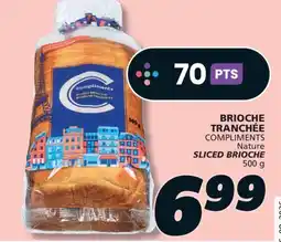 IGA COMPLIMENTS Nature SLICED BRIOCHE offer