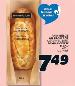 IGA SAVEURS DU FOUR BELGIAN CHEESE BREAD offer