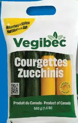 IGA VEGIBEC GREEN OR MIXED ZUCCHINIS offer