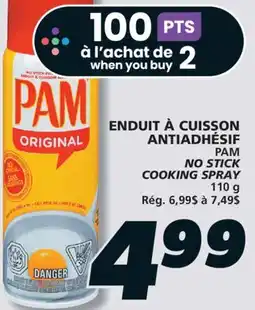 IGA PAM NO STICK COOKING SPRAY offer