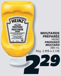 IGA HEINZ PREPARED MUSTARD offer