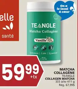 IGA TEANGLE COLLAGEN MATCHA offer