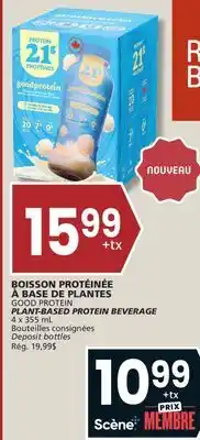 IGA GOOD PROTEIN PLANT-BASED PROTEIN BEVERAGE offer