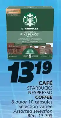 IGA STARBUCKS NESPRESSO offer