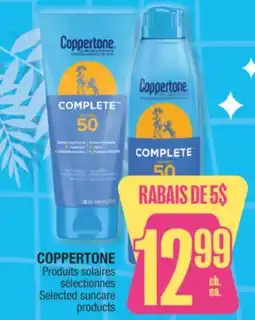 Jean Coutu COPPERTONE Selected suncare products offer