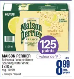 Jean Coutu MAISON PERRIER Sparkling water drink offer