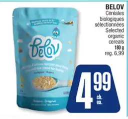 Jean Coutu BELOV Selected organic cereals offer