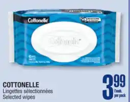 Jean Coutu COTTONELLE Selected wipes offer