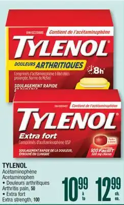 Jean Coutu TYLENOL Acetaminophen offer