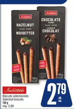 Jean Coutu Irresistible Selected biscuits offer