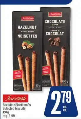 Jean Coutu Irresistible Selected biscuits offer