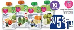 Jean Coutu Baby bebe Selected purees offer