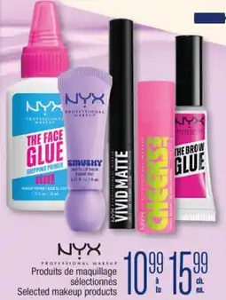 Jean Coutu NYX PROFESSIONAL MAKEUP Selected makeup products offer