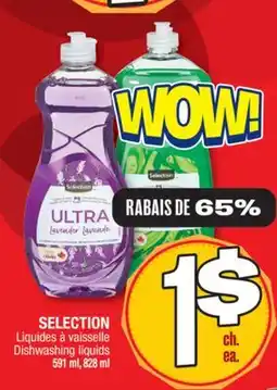 Jean Coutu SELECTION Dishwashing liquids offer
