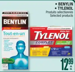 Jean Coutu BENYLIN OR TYLENOL Selected products offer