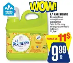 Jean Coutu LA PARISIENNE Selected laundry detergents and fabric softeners offer