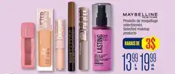 Jean Coutu MAYBELLINE NEW YORK Selected makeup products offer