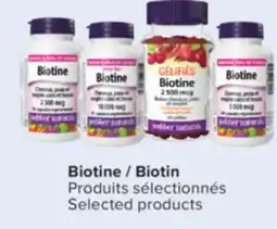 Jean Coutu Webber naturals biotin Selected products offer