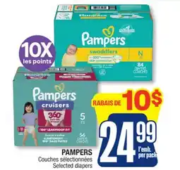 Jean Coutu PAMPERS Selected diapers offer