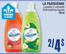 Jean Coutu LA PARISIENNE Dishwashing liquids offer