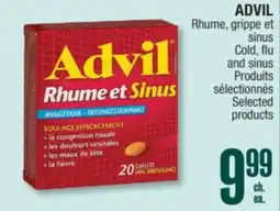 Jean Coutu ADVIL Rhume, Cold, flu and sinus offer
