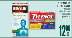 Jean Coutu BENYLIN, TYLENOL Selected products offer