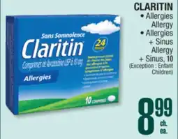 Jean Coutu CLARITIN Allergies Claritin offer