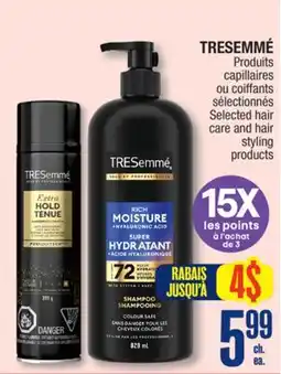 Jean Coutu TRESEMMÉ Selected hair care and hair styling products offer