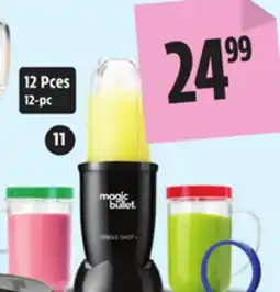 Canadian Tire Magic Bullet 12-PC SINGLE-SHOT BLENDER offer