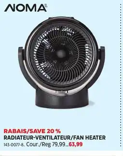 Canadian Tire FAN HEATER offer