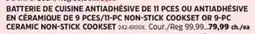 Canadian Tire 11-PC NON-STICK COOKSET OR 9-PC CERAMIC NON-STICK COOKSET offer