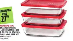 Canadian Tire GLASS MEAL PREP SET, CUP offer