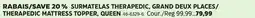 Canadian Tire THERAPEDIC MATTRESS TOPPER, QUEEN offer
