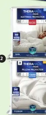 Canadian Tire THERAPEDIC TWIN MATTRESS PROTECTOR OR STANDARD PILLOW PROTECTOR offer