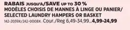 Canadian Tire SELECTED LAUNDRY HAMPERS OR BASKET offer
