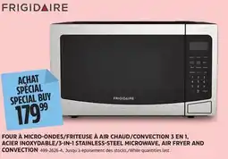 Canadian Tire FRIGIDAIRE 3-IN-1 STAINLESS-STEEL MICROWAVE, AIR FRYER AND CONVECTION offer