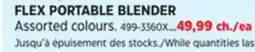 Canadian Tire FLEX PORTABLE BLENDER offer