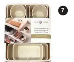 Canadian Tire 9-PC STORAGE BIN SET offer
