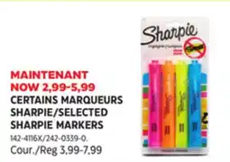 Canadian Tire SELECTED SHARPIE MARKERS offer