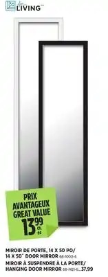 Canadian Tire FOR LIVING 14 X 50˝ DOOR MIRROR offer