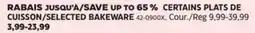 Canadian Tire SELECTED BAKEWARE offer