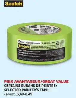 Canadian Tire SELECTED PAINTER'S TAPE offer