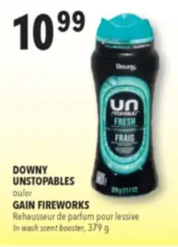 Familiprix DOWNY UNSTOPABLES ou GAIN FIREWORKS In-wash scent booster, 379g offer